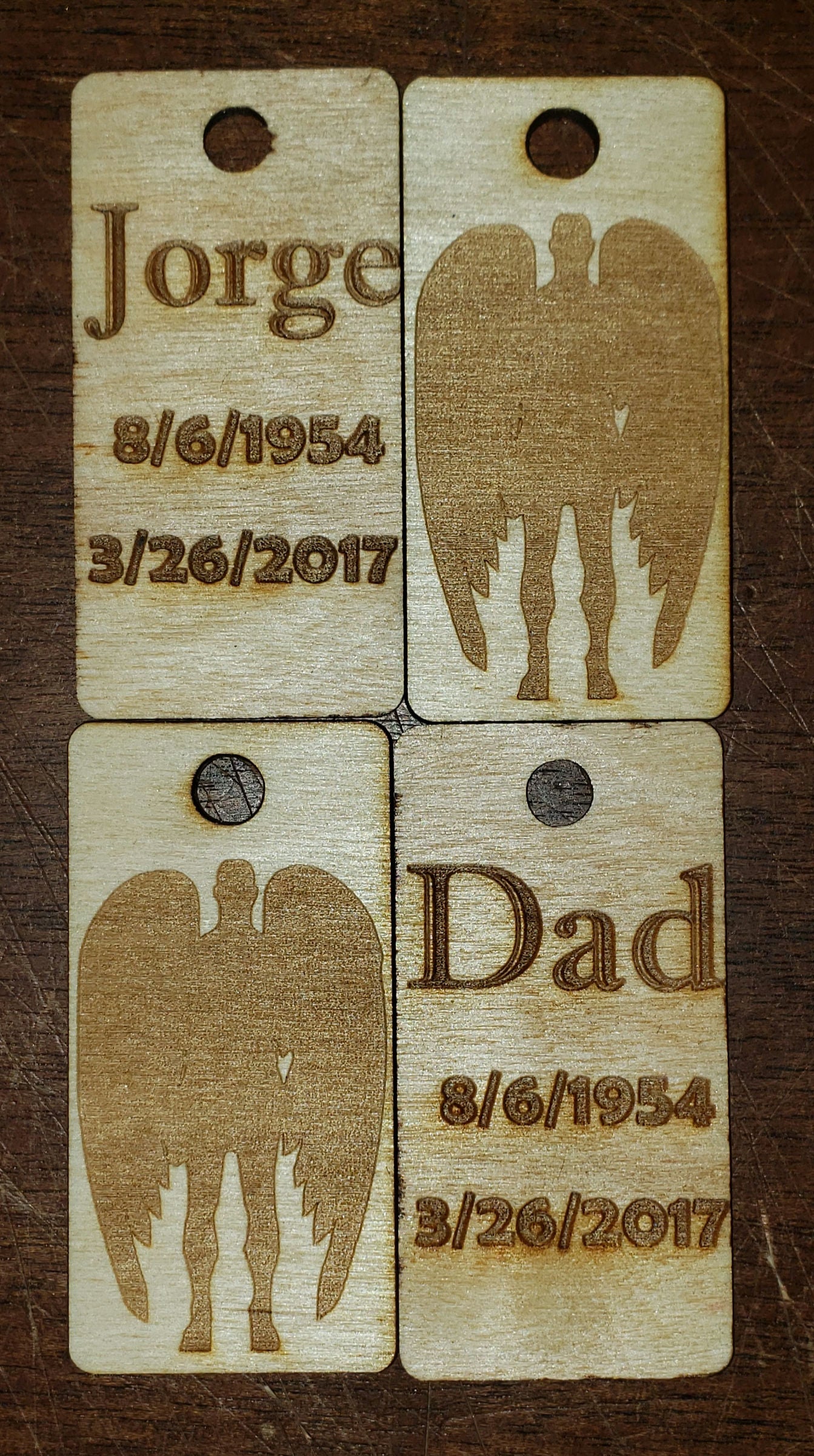 Laser Engraved Keychains