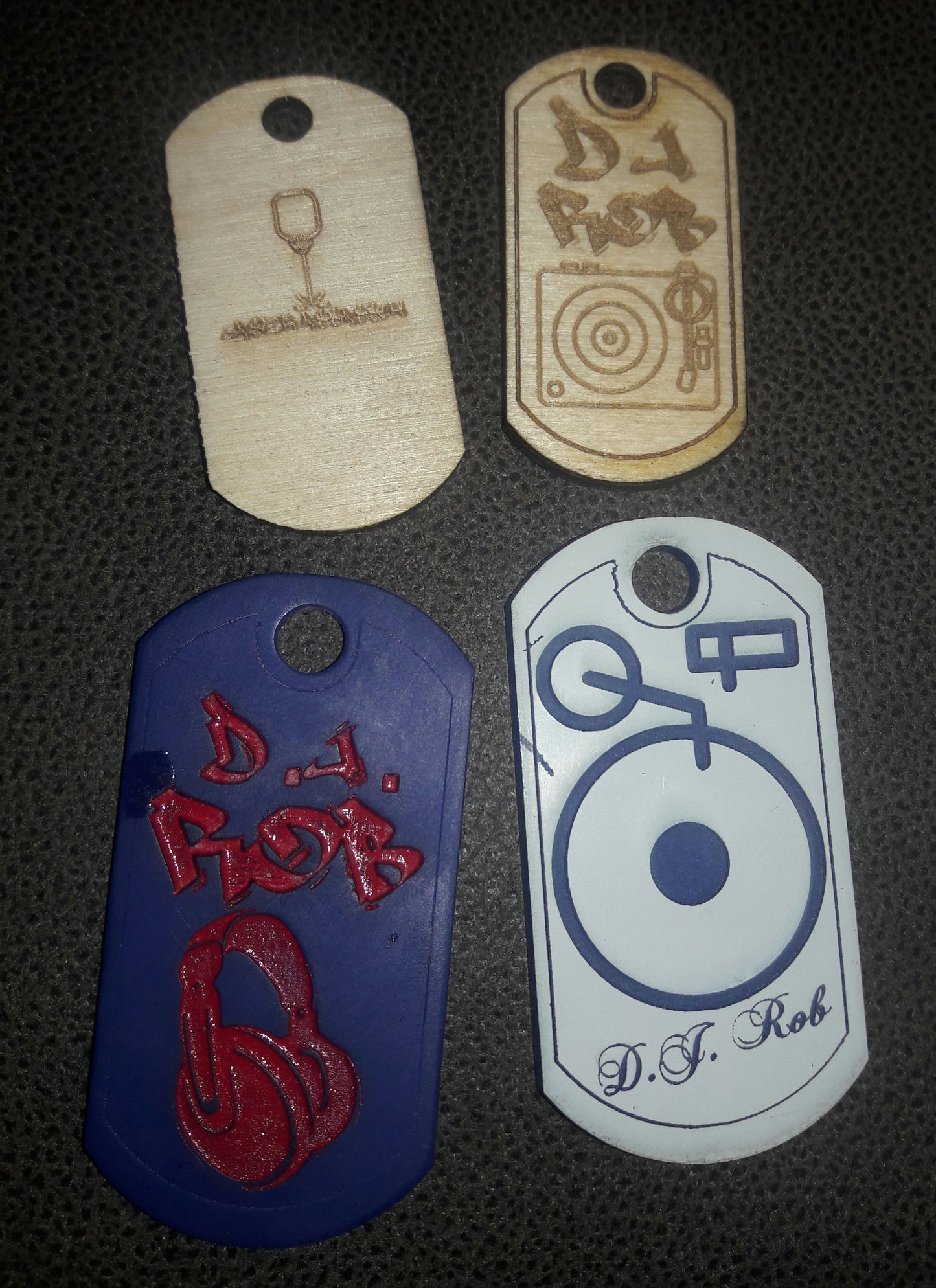 Laser Engraved Keychains